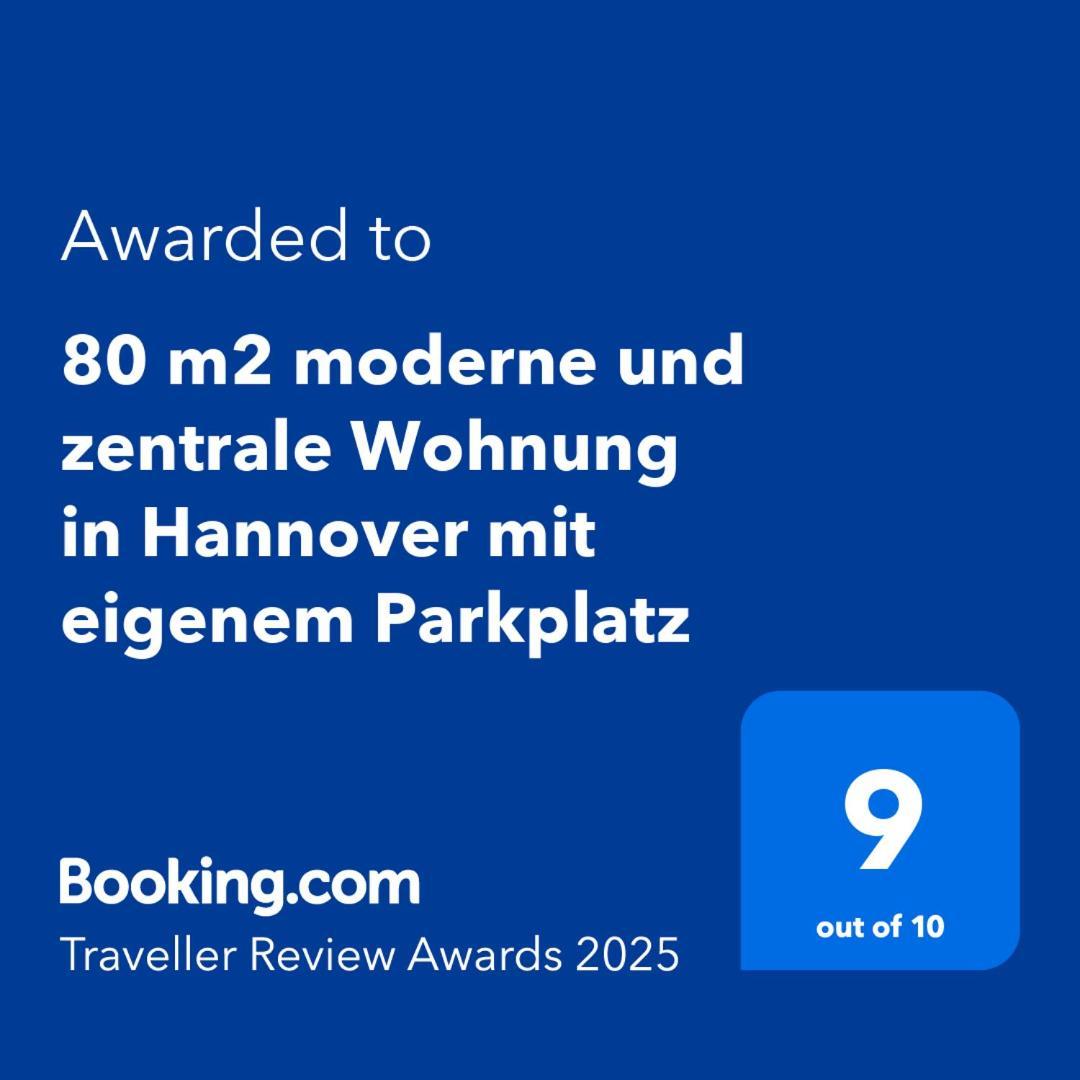 80 M2 Moderne Und Zentrale Wohnung In Hannover Mit Eigenem Parkplatz מראה חיצוני תמונה